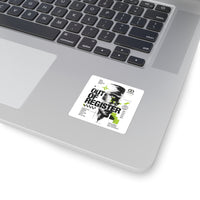 Out of Register Square Sticker — view 2