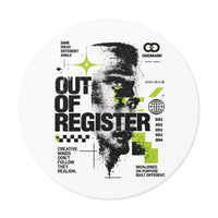 Out of Register Vinyl Sticker – Creative Minds Graphic Decal — view 1