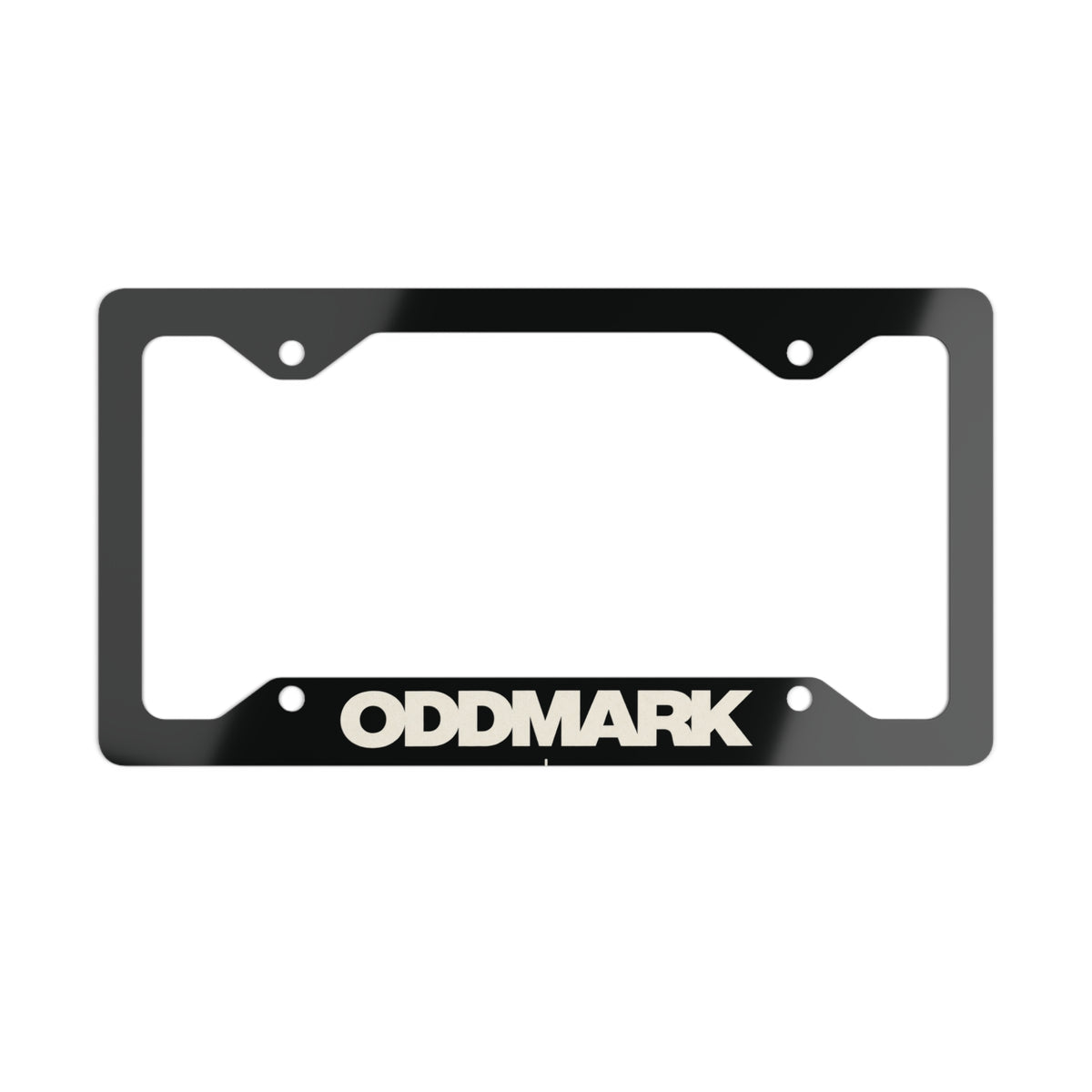 ODDMARK Metal License Plate Frame — 12.3" x 6.5" / Glossy
