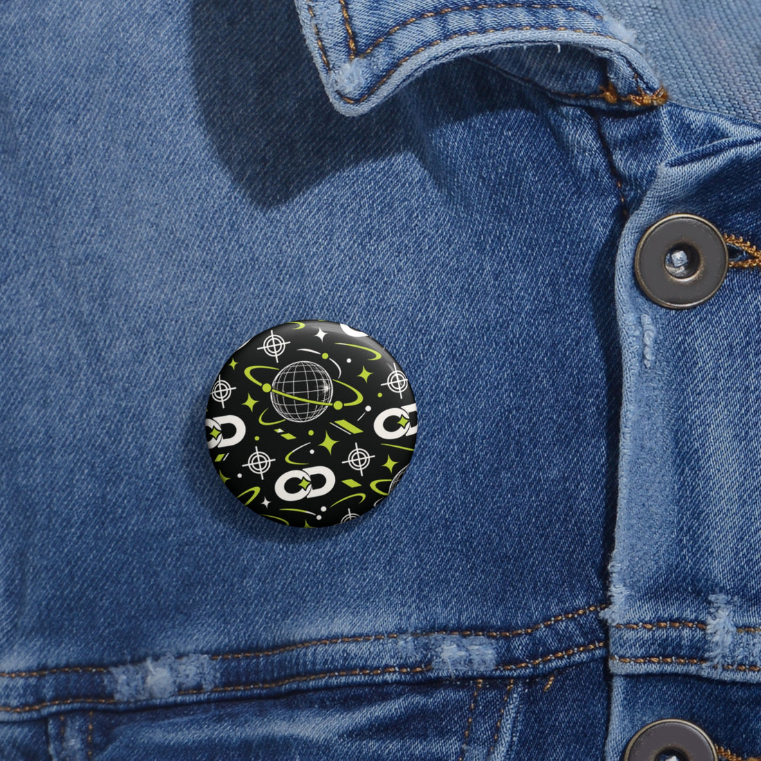 ODDMARK Pattern Pin Button
